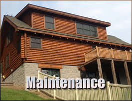  Timberlake, North Carolina Log Home Maintenance